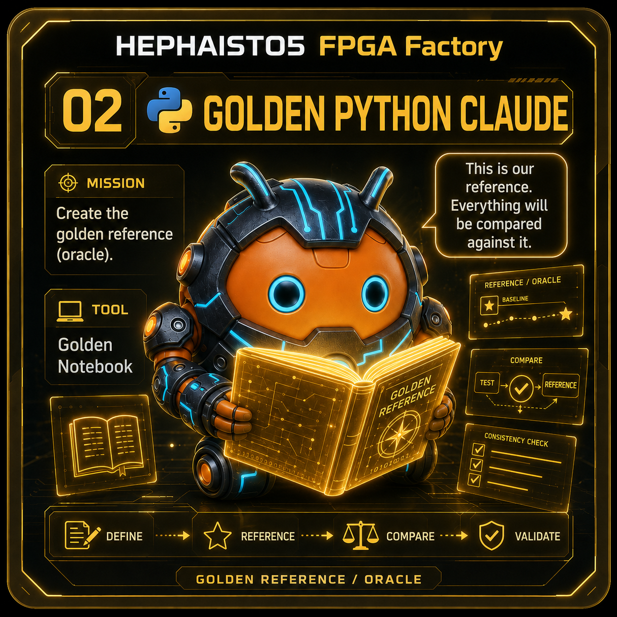 Golden Python Claude - Wahrheit, Oracle, Referenzstandard